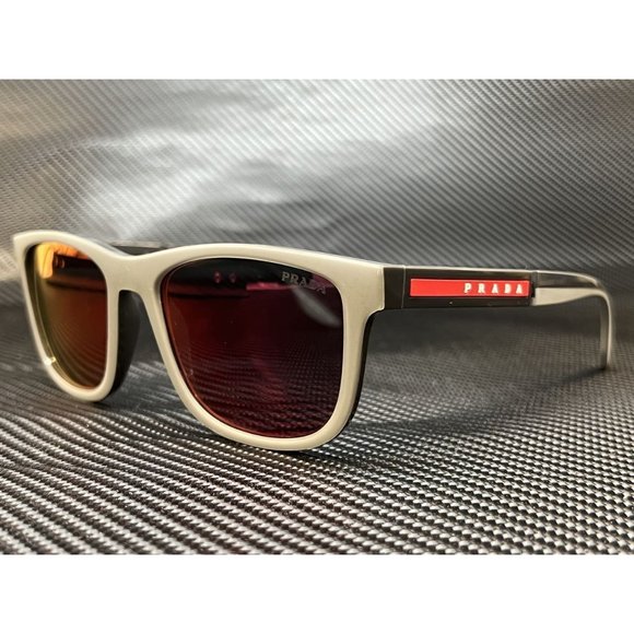 Prada Grey Rubber 54mm Mens Sunglasses - Picture 1 of 4